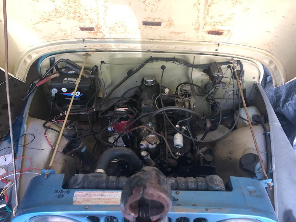 1976 Jeep with voice commands